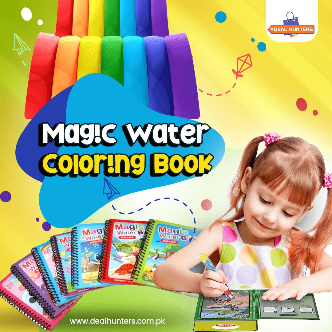 Magic Water Coloring Book –