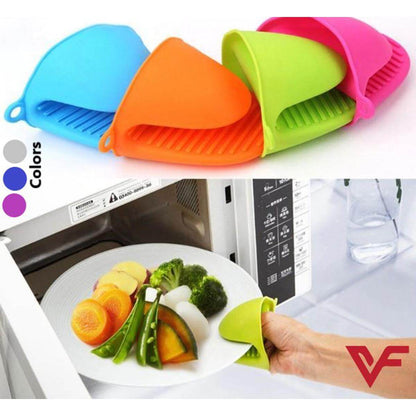 2PCs Silicone Pot Holder Heat Resistant Glove