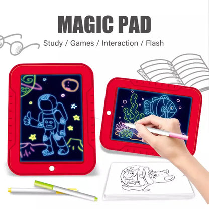 3D Magic Drawing Pad LED Writing Tablet Board