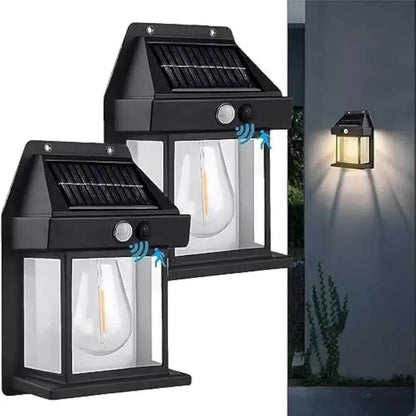 Solar Light Outdoor Solar Lamp PIR Motion Sensor Wall Light Waterproof Solar Powered lights for Garden Deco