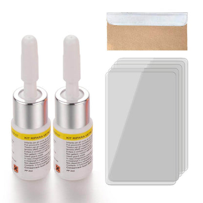 Glass Repair Kit Quick Fix Cracked Glass Glue Windscreen Repair Tool