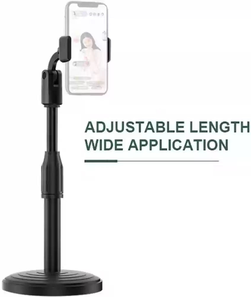 SMARTPHONE ROUND BASE L7 RETRACTABLE MULTIFACTIONAL MOBILE HOLDER STAND