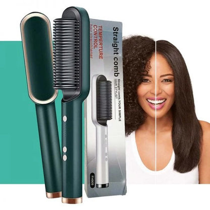 Professional 909 brush hair straightener