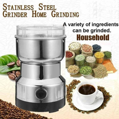 Mini Electric Grinder - Grinder Machine For Kitchen - Spice, Pepper, Coffee & Dry Masala