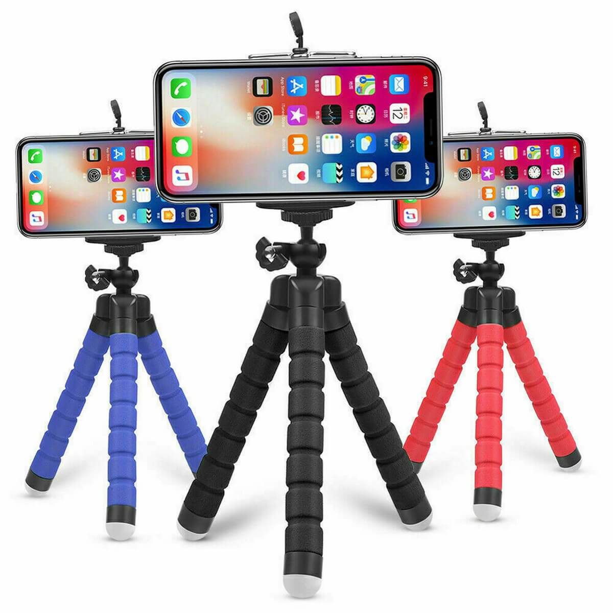 Curve-able Adjustable & Flexible Tripod Stand With Mobile Holder