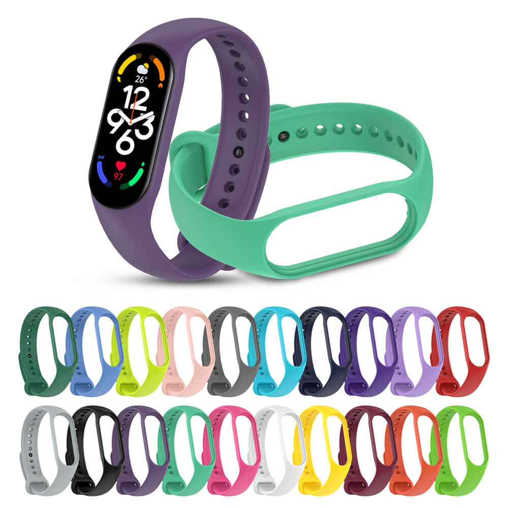 Sillicon Straps MI Bands Multi Colour