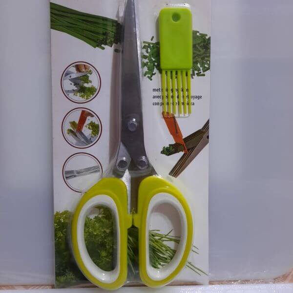 Multi-Functional Stainless Steel Kitchen Scissors – 5 Layers