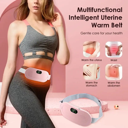 Electric Period Cramp Massager-RELIEF BELT -Portable Menstrual Heating Pad