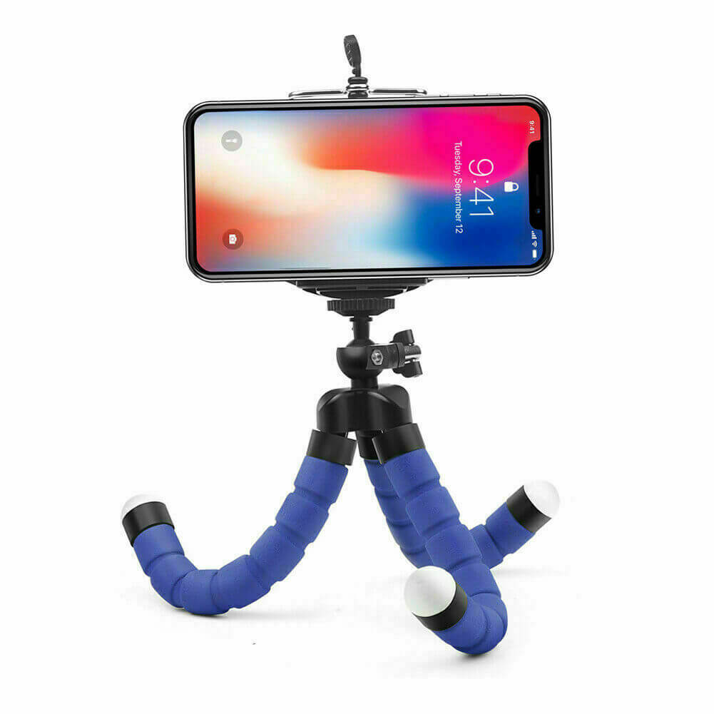 Curve-able Adjustable & Flexible Tripod Stand With Mobile Holder