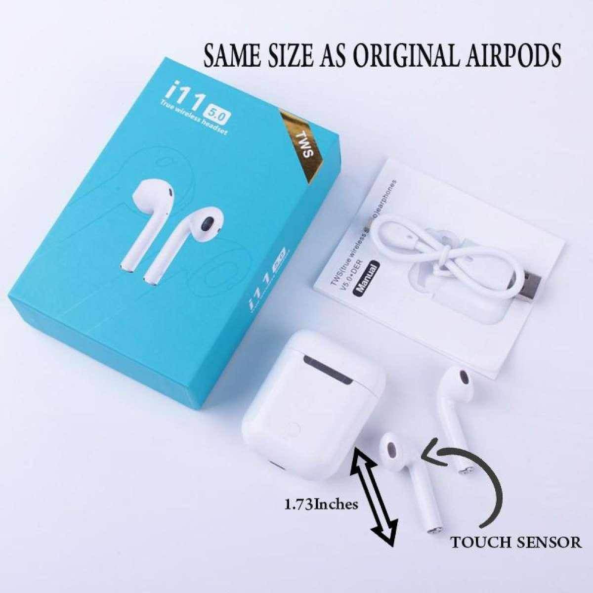 I11 TWS Touch Wireless Earphones Bluetooth Earbuds Stereo Headset Headphone