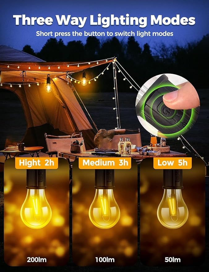 Rechargeable LED Camping Bulb Dealhunters .pk