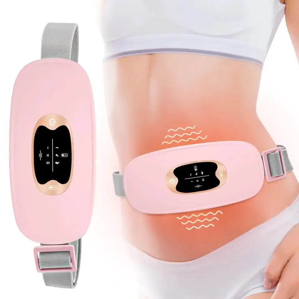 Electric Period Cramp Massager-RELIEF BELT -Portable Menstrual Heating Pad