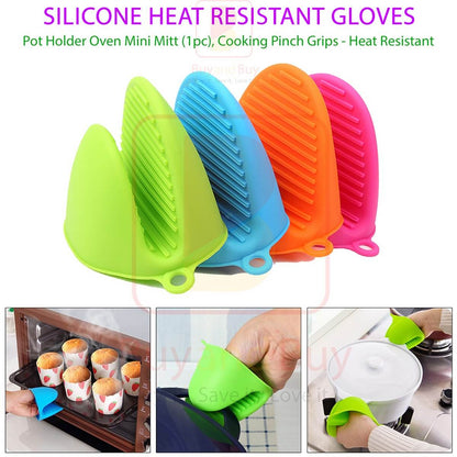 2PCs Silicone Pot Holder Heat Resistant Glove