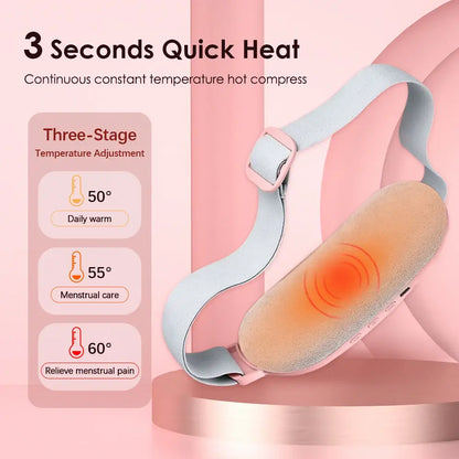 Electric Period Cramp Massager-RELIEF BELT -Portable Menstrual Heating Pad