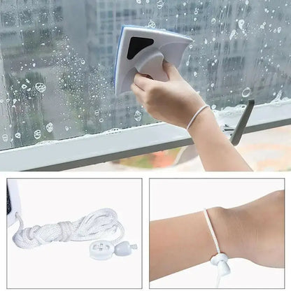 Double-Sided Window Glass Cleaning Tool Useful Magnetic Surface Cleaner Wiper Brush