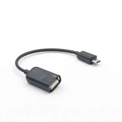 Micro USB 2.0 OTG Cable On The Go Adapter Male Micro USB to Female USB for Interface (Micro USB) Smartphone Tablets 4 Inch Cable