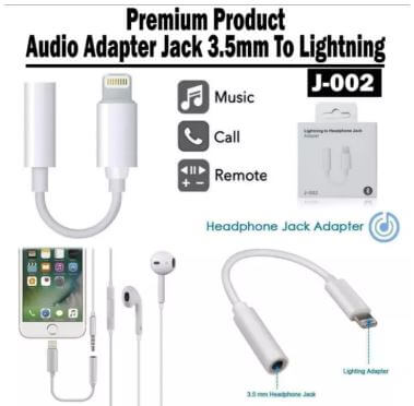 apple iphone lightning to 3.5 headphone jack adapter