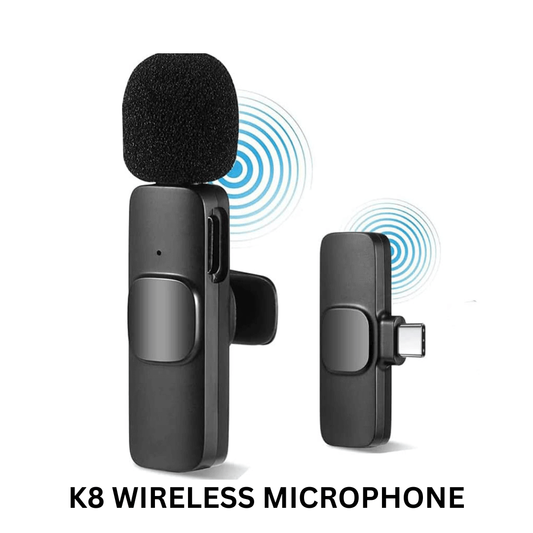 K8 Universal Wireless Microphone (High Quality)