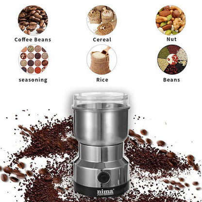 Mini Electric Grinder - Grinder Machine For Kitchen - Spice, Pepper, Coffee & Dry Masala