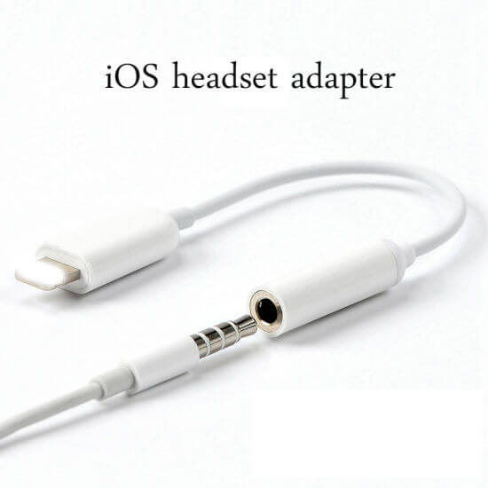 apple iphone lightning to 3.5 headphone jack adapter