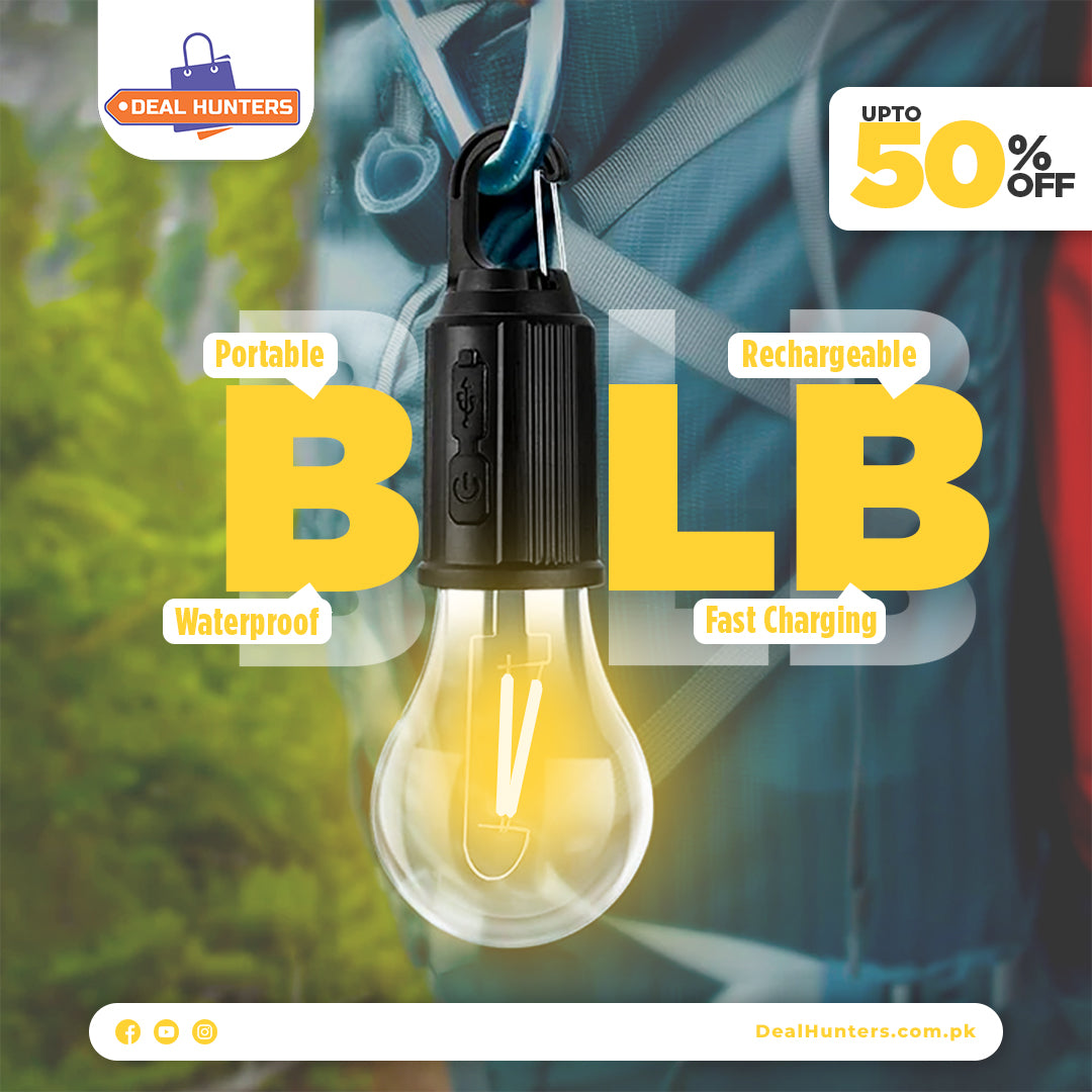 Rechargeable LED Camping Bulb