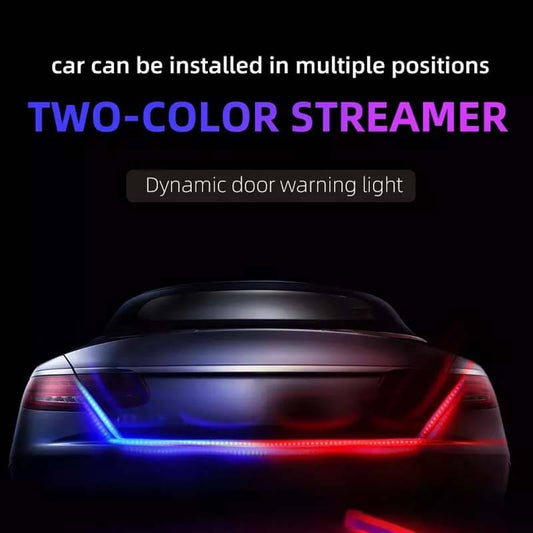 Car Dashboard Police Strip Light Red and Blue Flexible Emergency SOS Strip Light