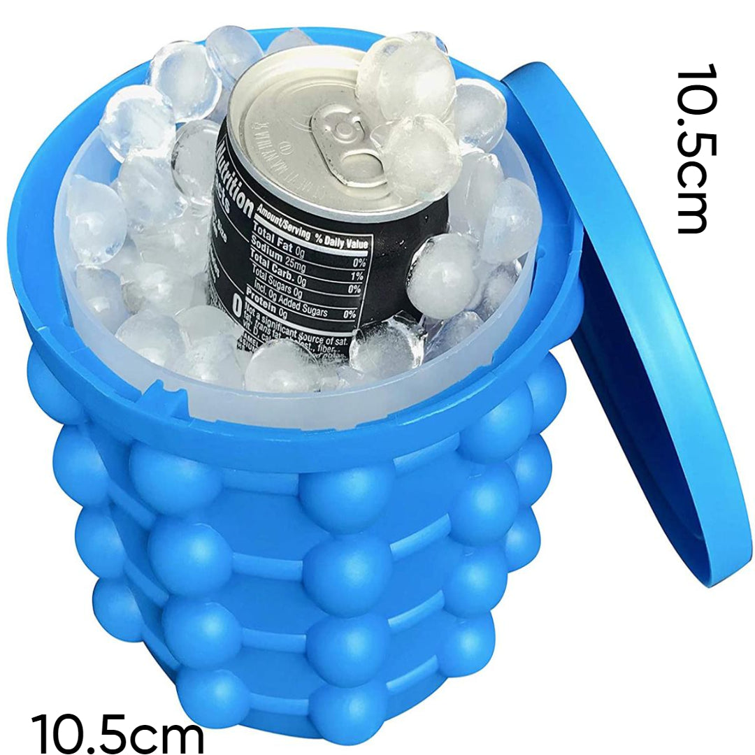 Silicone Ice Maker Portable Bucket Ice Cooler