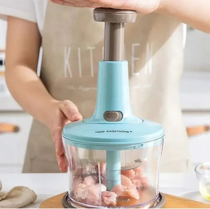 Multi Function Hand Pushing Chopper Manual Press