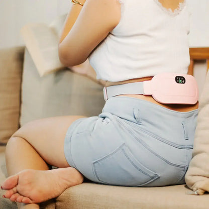 Electric Period Cramp Massager-RELIEF BELT -Portable Menstrual Heating Pad