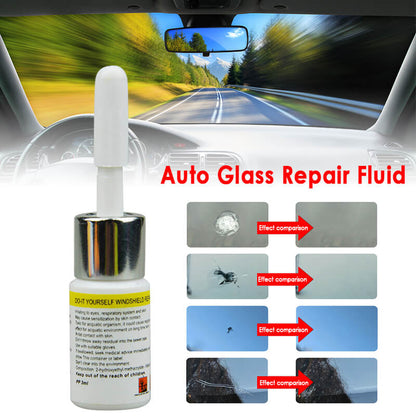 Glass Repair Kit Quick Fix Cracked Glass Glue Windscreen Repair Tool