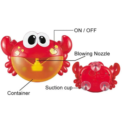 Bubble Crab Bath Toy