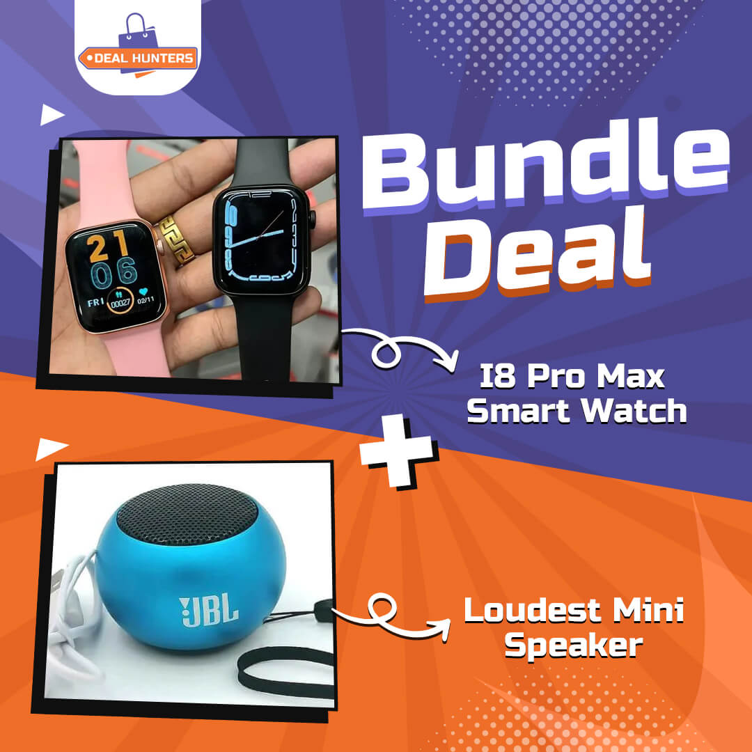 Bundles of I8 pro max watch & Jbl M3 speaker