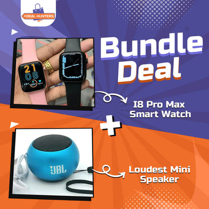 Bundles of I8 pro max watch & Jbl M3 speaker