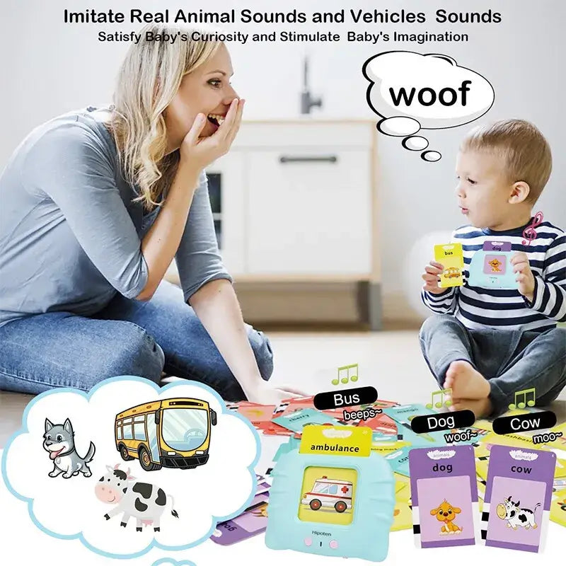 English Audible Card Reading Machine Baby Preschool Toys Early Education