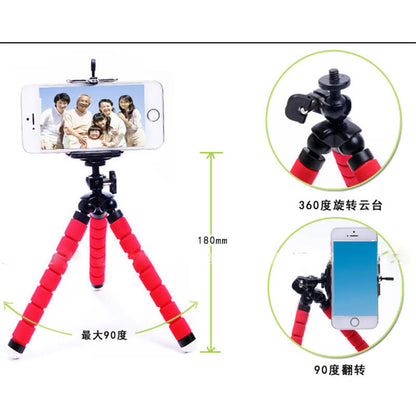 Curve-able Adjustable & Flexible Tripod Stand With Mobile Holder