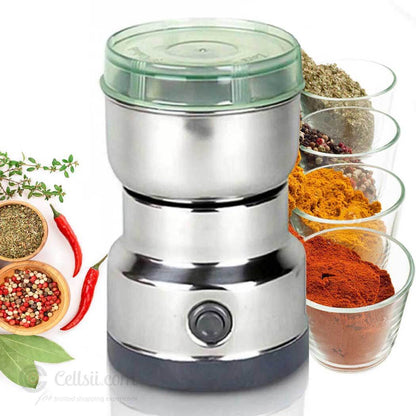 Mini Electric Grinder - Grinder Machine For Kitchen - Spice, Pepper, Coffee & Dry Masala