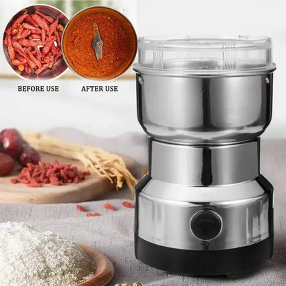 Mini Electric Grinder - Grinder Machine For Kitchen - Spice, Pepper, Coffee & Dry Masala