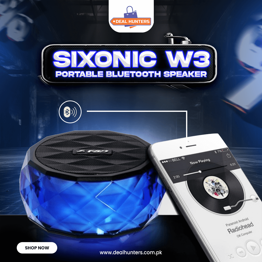 Sixonic W3 Portable Bluetooth Speaker