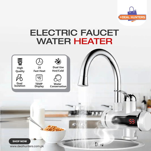 Instant Electric water heater Tap With LED Temperature (Electric Geyser)