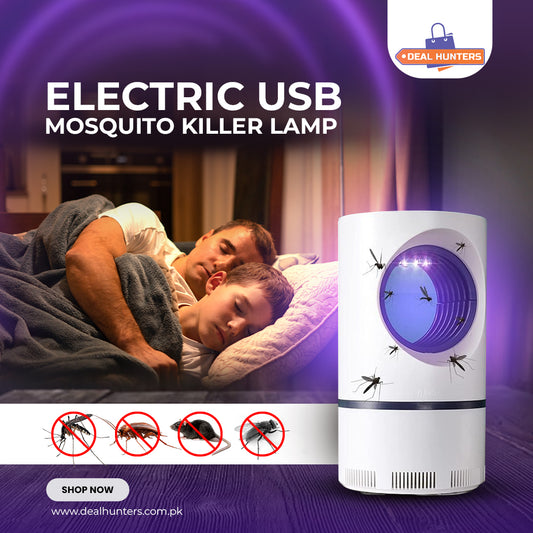 Electric USB Mosquito Killer Lamp, Bug Zapper Muggen Insect Killer, Anti Mosquito Trap, UV Repellent