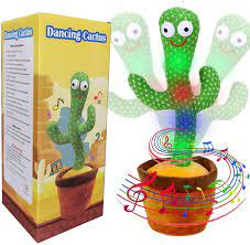 Dancing Cactus Toys for Kids Educational Plush Baby Toy Talking & Singing