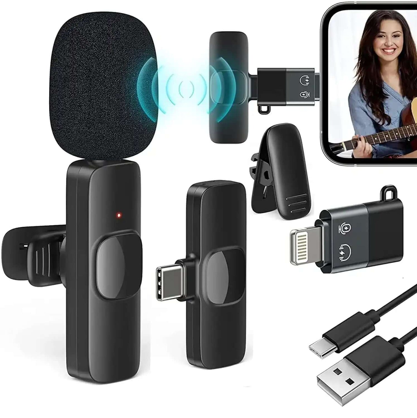 K8 Universal Wireless Microphone (High Quality)