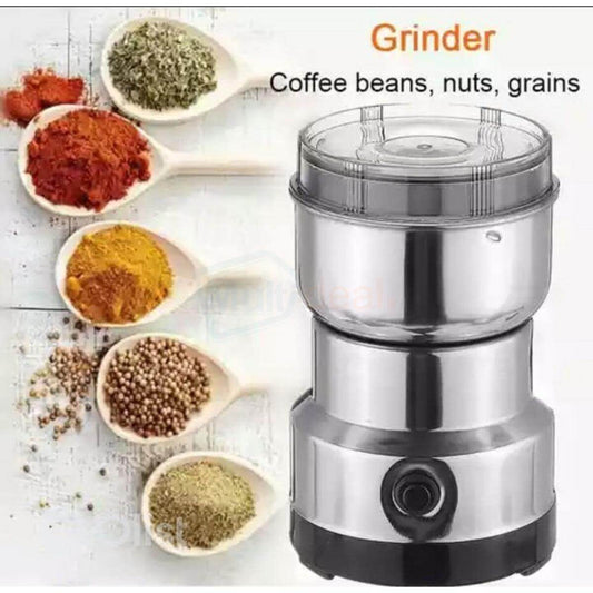 Mini Electric Grinder - Grinder Machine For Kitchen - Spice, Pepper, Coffee & Dry Masala