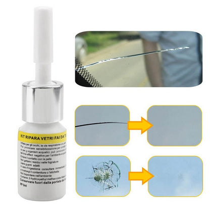 Glass Repair Kit Quick Fix Cracked Glass Glue Windscreen Repair Tool