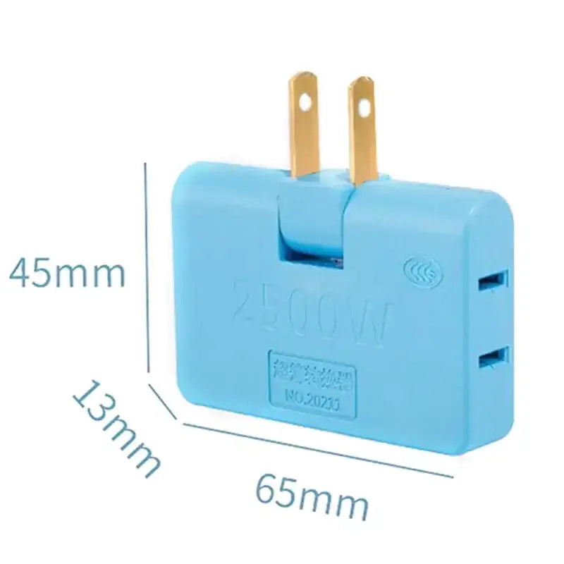 3 In 1 Extension Plug Electrical Adapter 1500W 180 Degree Rotation Adjustable Mini Shape Mobile Phone Charging Converter Socket