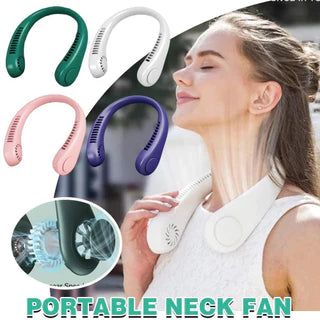 Portable Rechargeable Neck Fan