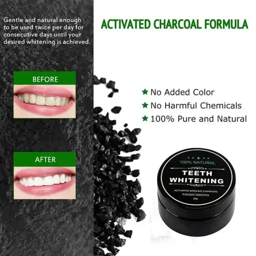 Teeth Whitening Charcoal Powder