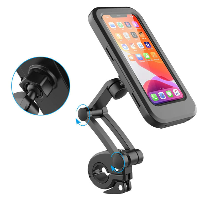 Adjustable Waterproof Motorcycle Bicycle Phone Holder