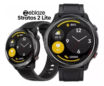 Stratos 2 Lite Smart Watch Outdoor Sports GPS BLE5.0 Compass Multiple Sport Modes Health Managment 1.32" IPS Color Screen